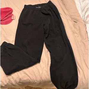Black Brandy Melville Sweatpants One Size